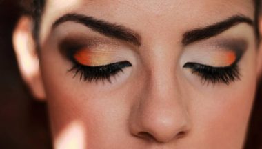 Tutorial Make Up Orange Chocolat