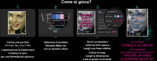 come si gioca Concorso shiseido