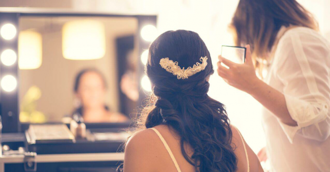 come allestire la postazione make up per la sposa