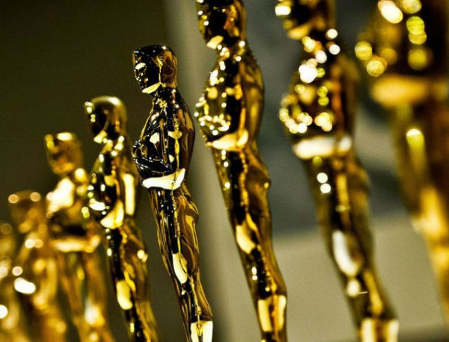 Statuette Oscar prima dell'inizio della premiazione